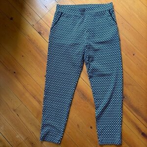 Melissa Paige Black and White Patterned pants